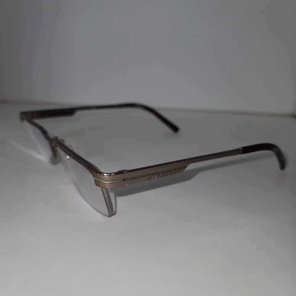 Burberry Eyeglasses Frames Only B1170 53-17-140 Semi-Rimless‎ Designer Glasses